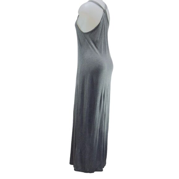 GAP Women's Gray Maxi Dress 100% Rayon Size Petite M - Picture 4 of 13